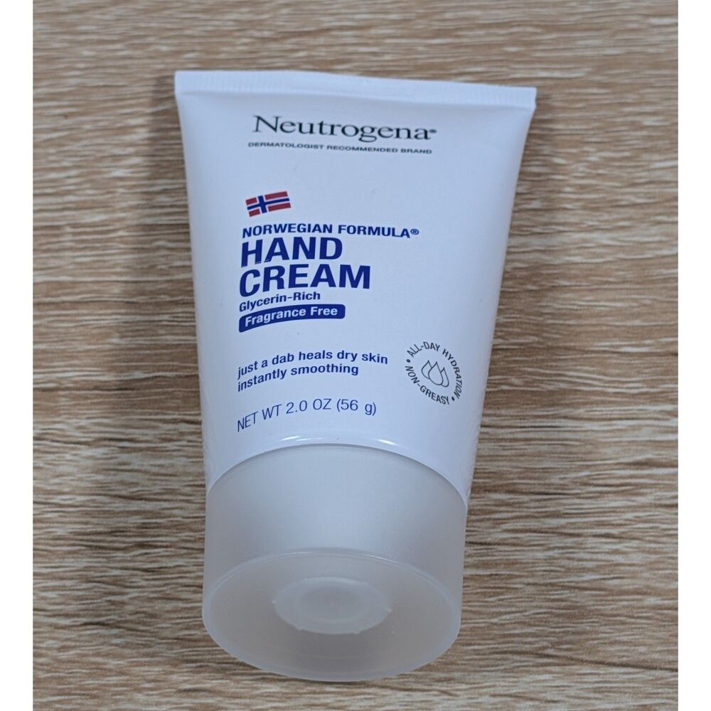 Neutrogena Norwegian Formula Hand Cream Fragrance Free 2 oz Glycerin New